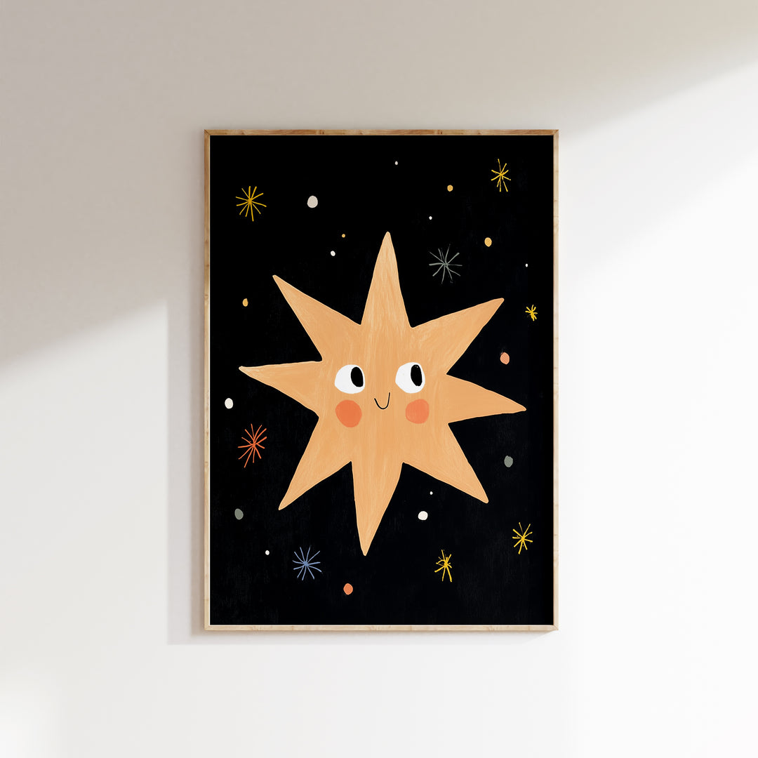 Happy Star Character