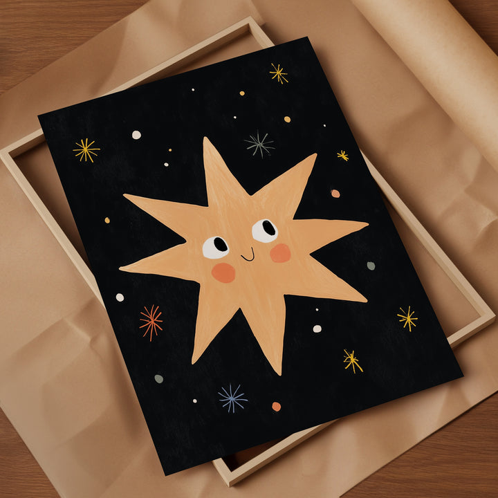 Happy Star Character