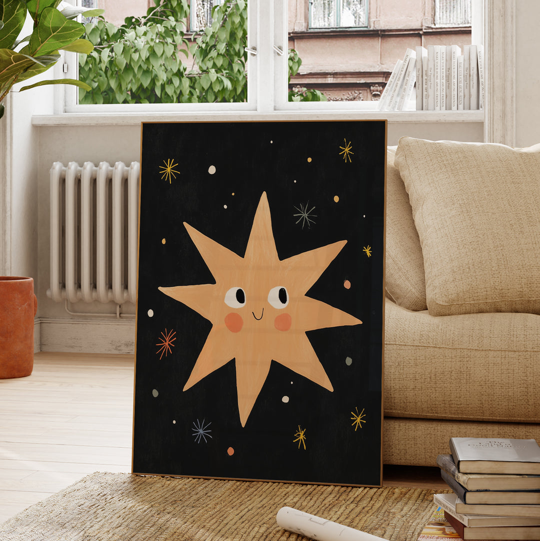 Happy Star Character