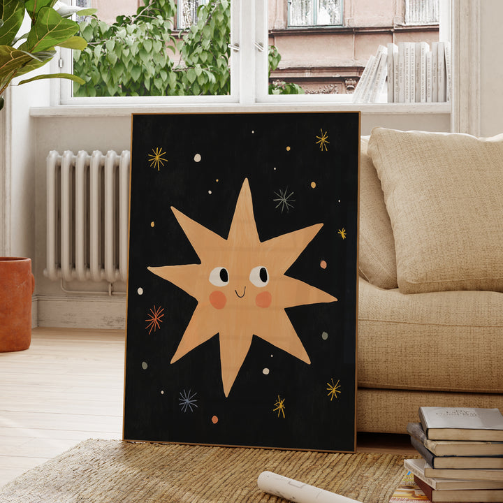 Happy Star Character