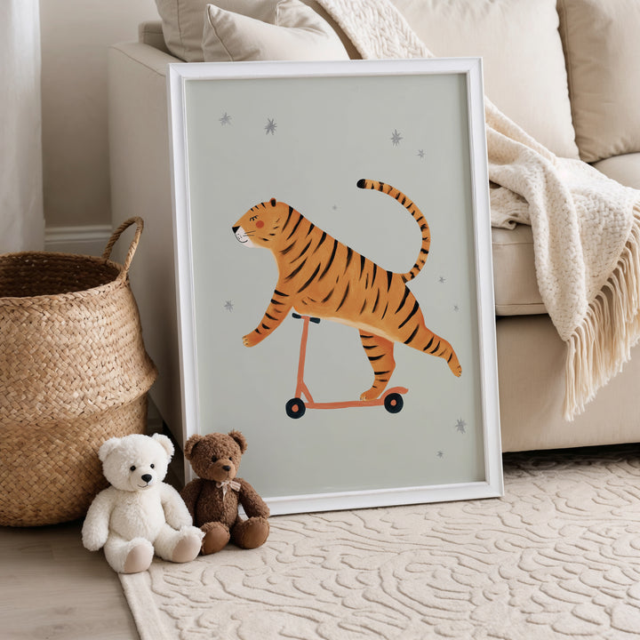 Scootering Tiger