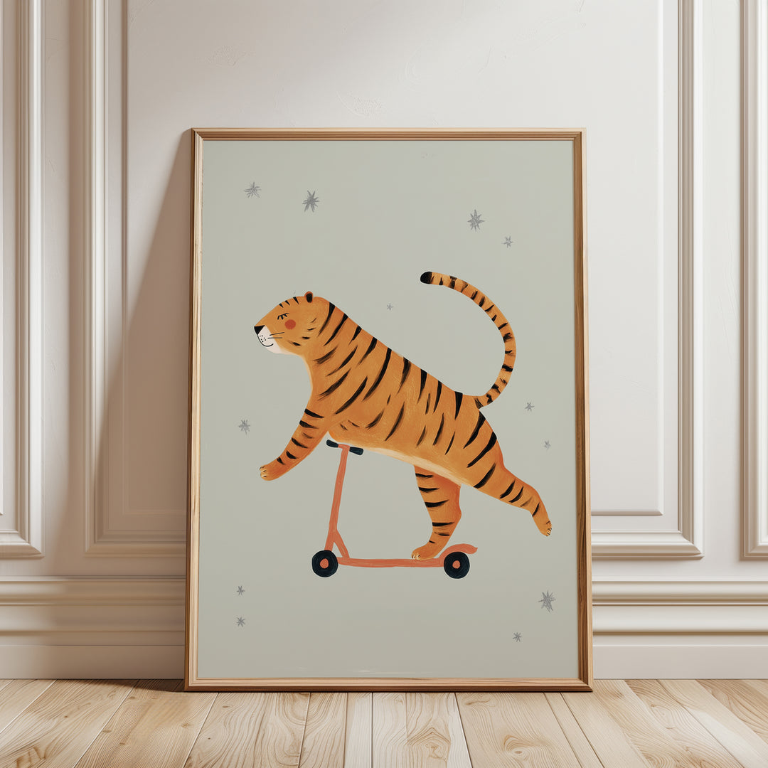 Scootering Tiger
