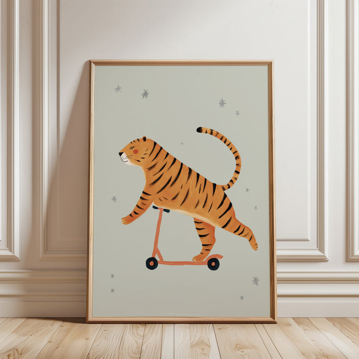Scootering Tiger