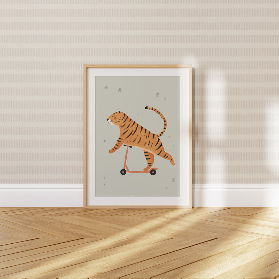 Scootering Tiger