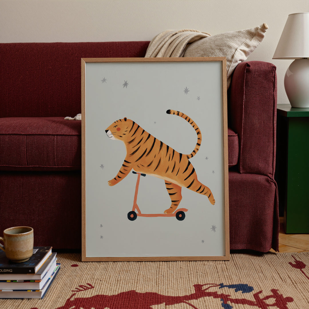 Scootering Tiger