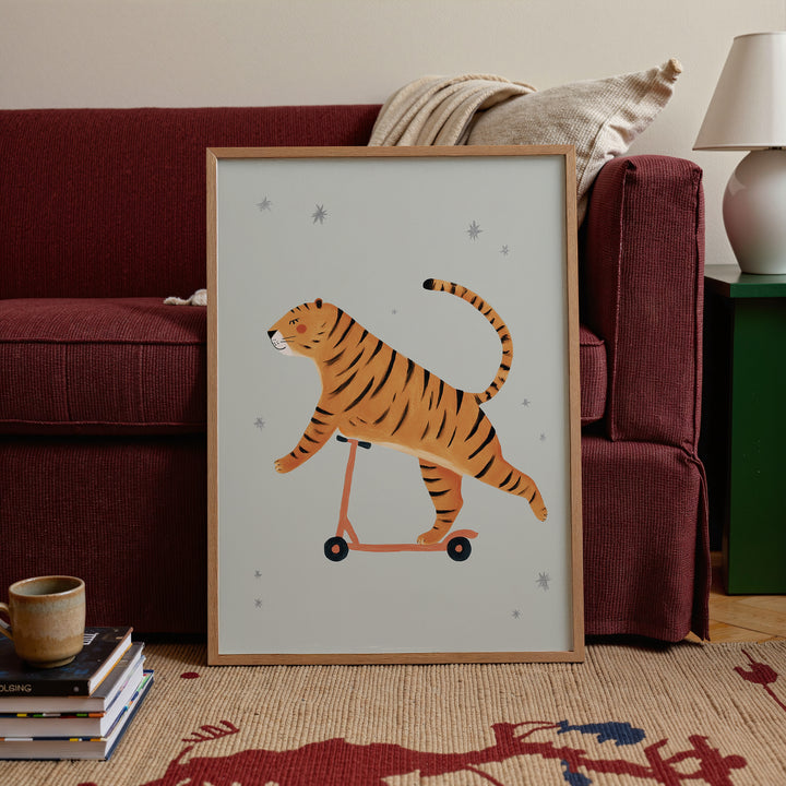Scootering Tiger