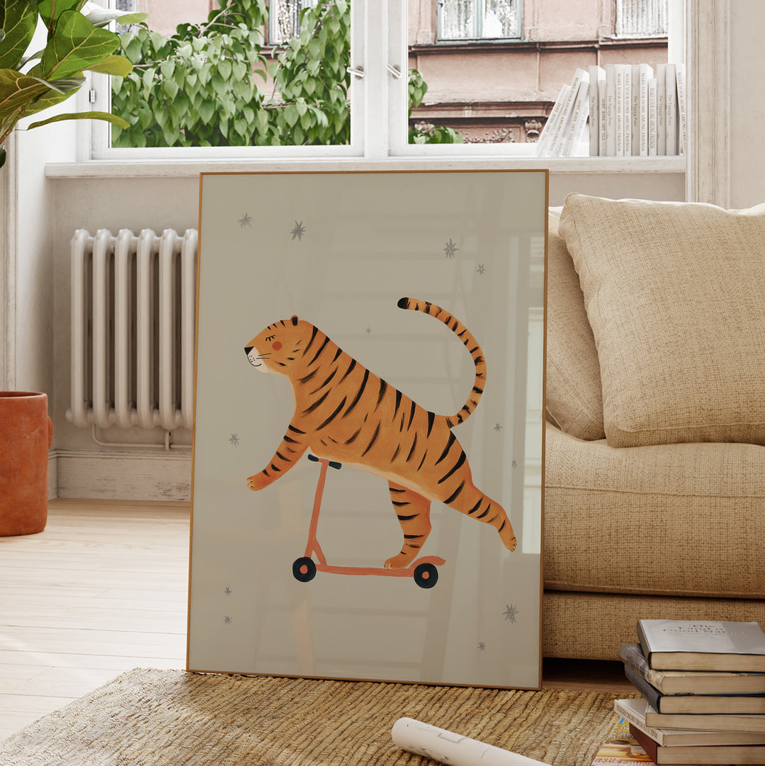 Scootering Tiger