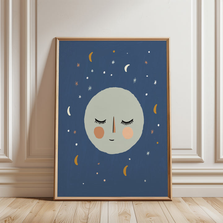 Sleepy Moon Face