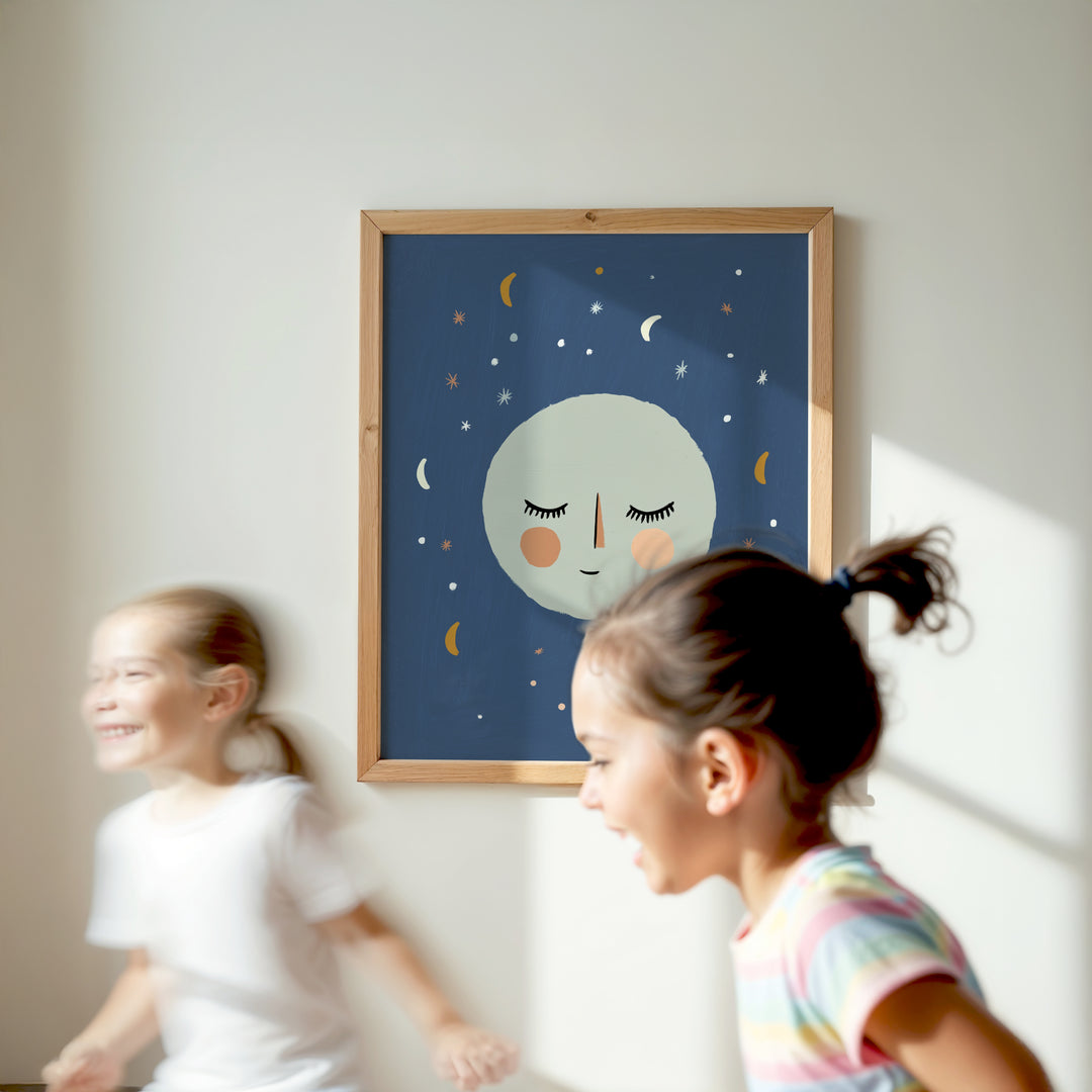 Sleepy Moon Face