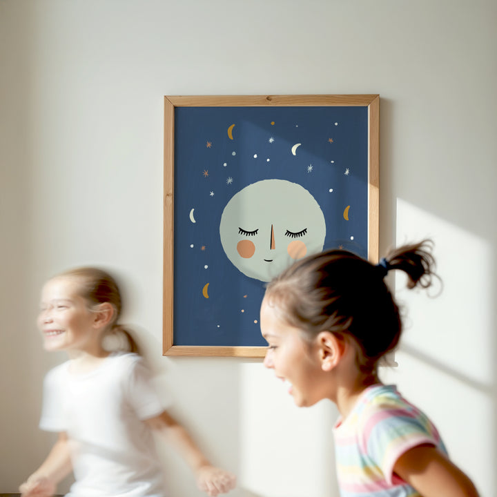 Sleepy Moon Face