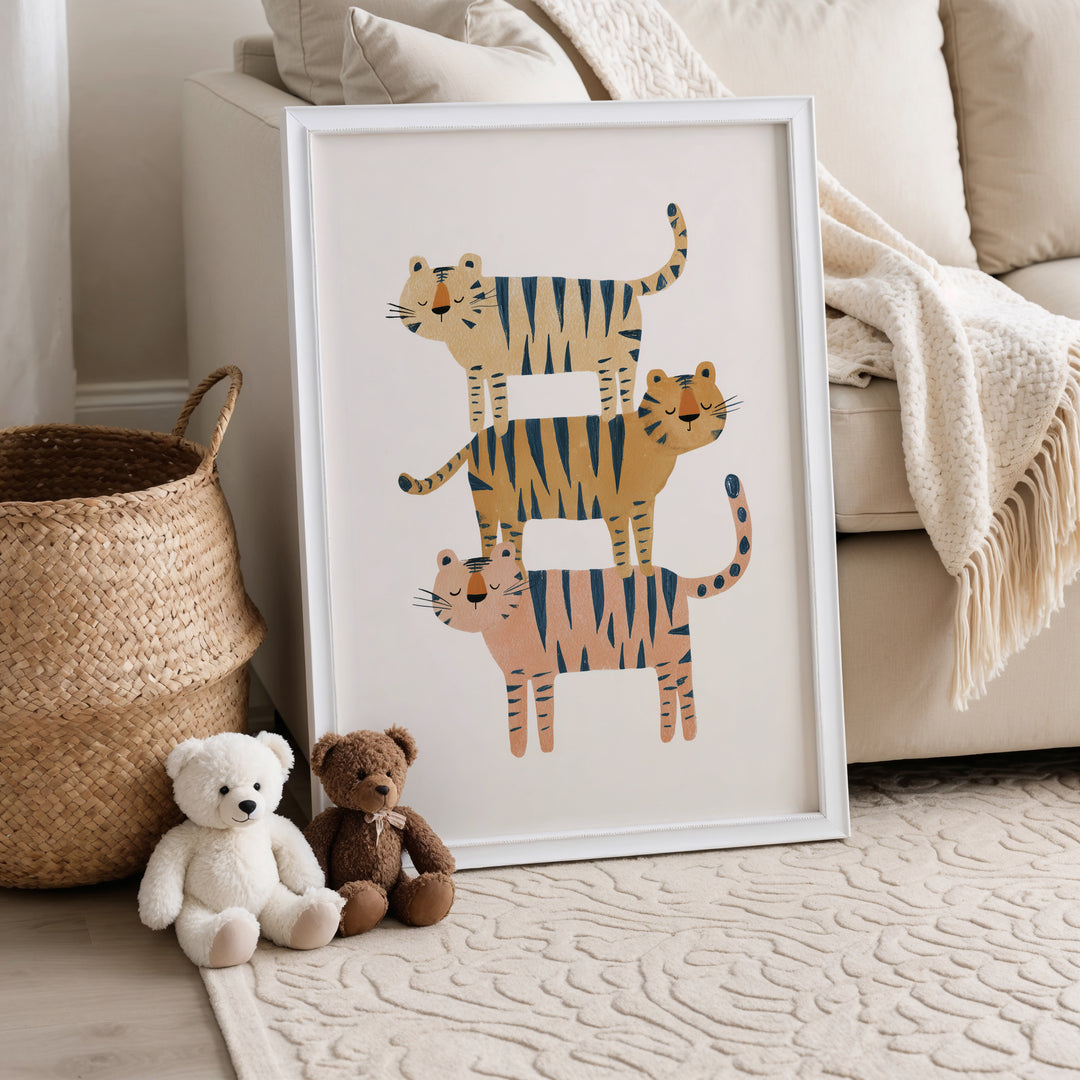 Stacked Tigers Family