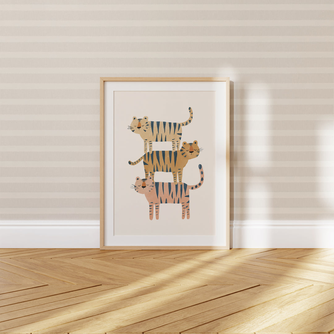 Stacked Tigers Family