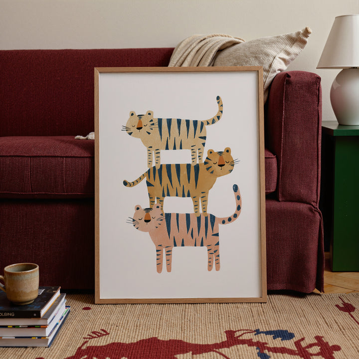 Stacked Tigers Family