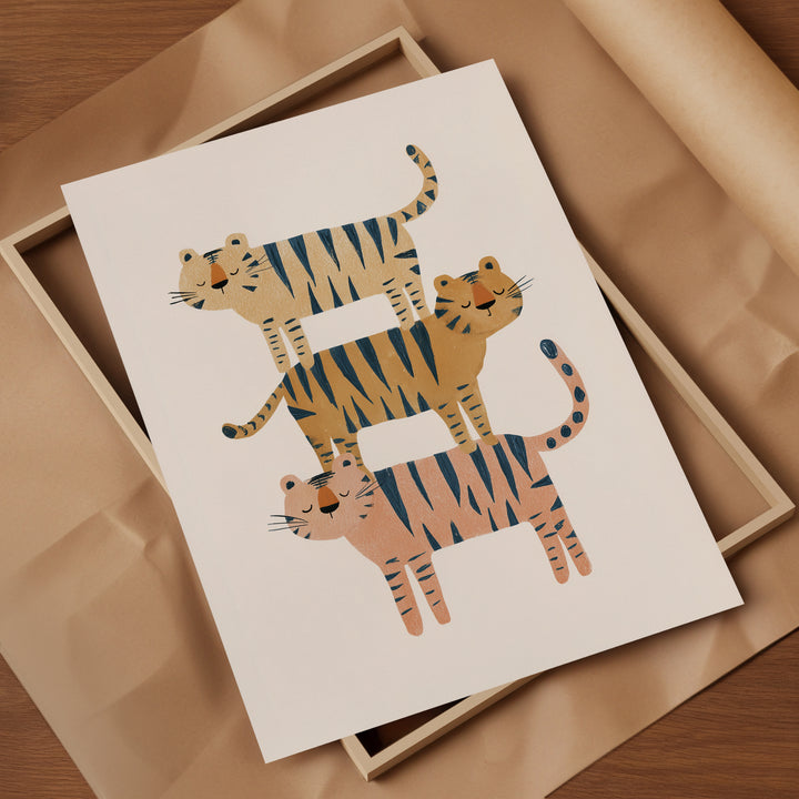 Stacked Tigers Family