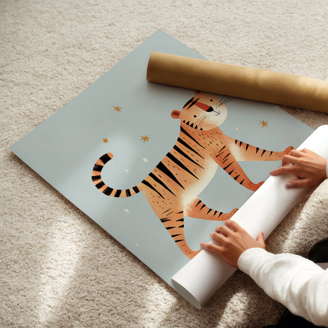 Striped Tiger Portrait