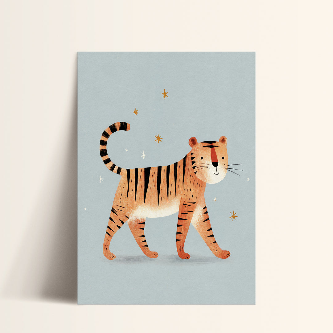 Striped Tiger Portrait