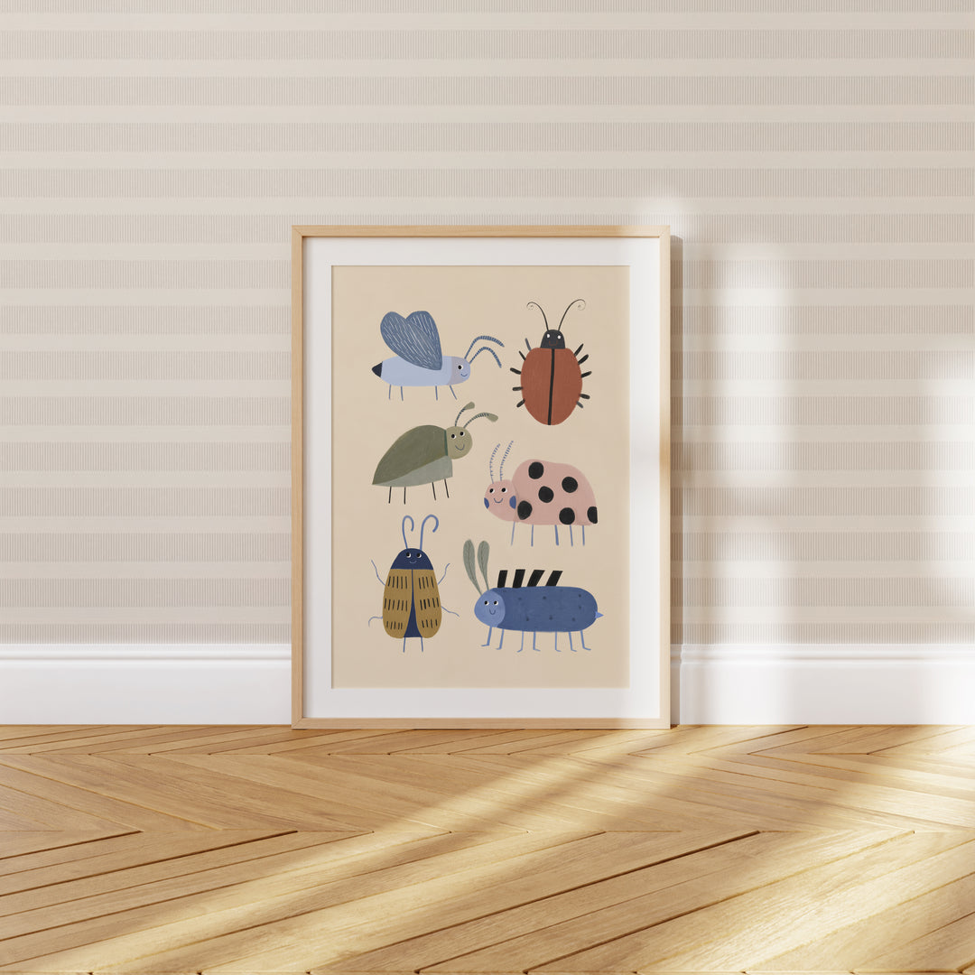 Garden Beetles Print
