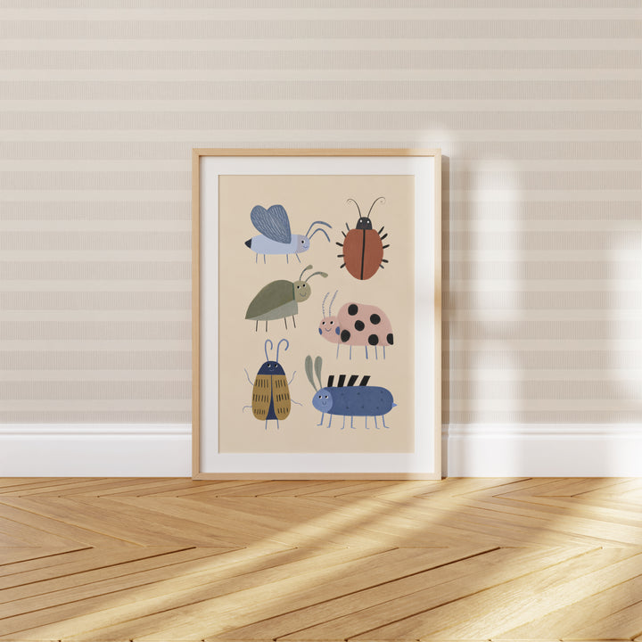 Garden Beetles Print