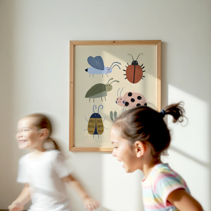 Garden Beetles Print