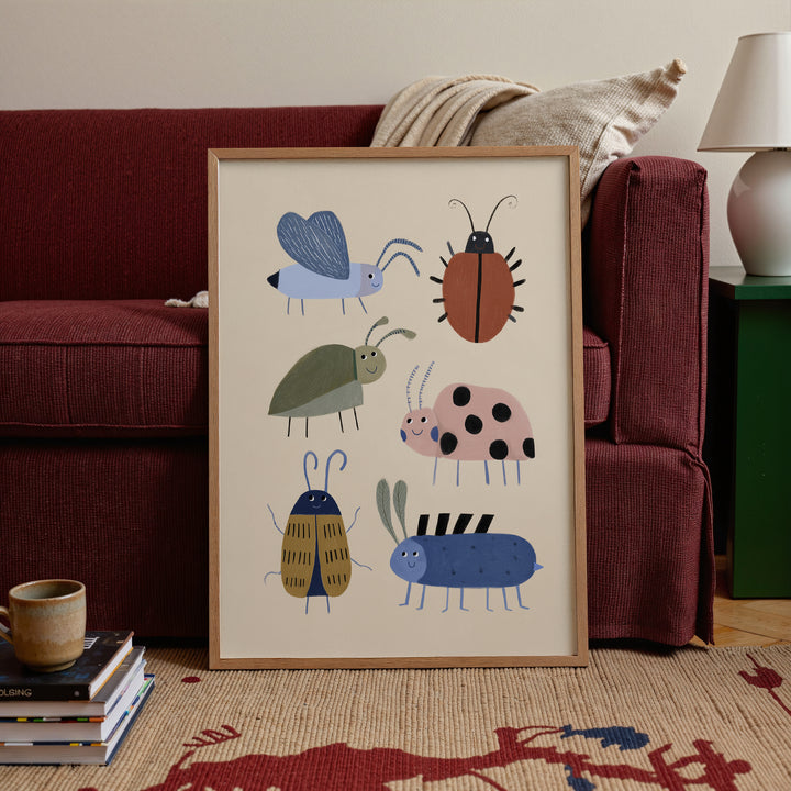 Garden Beetles Print