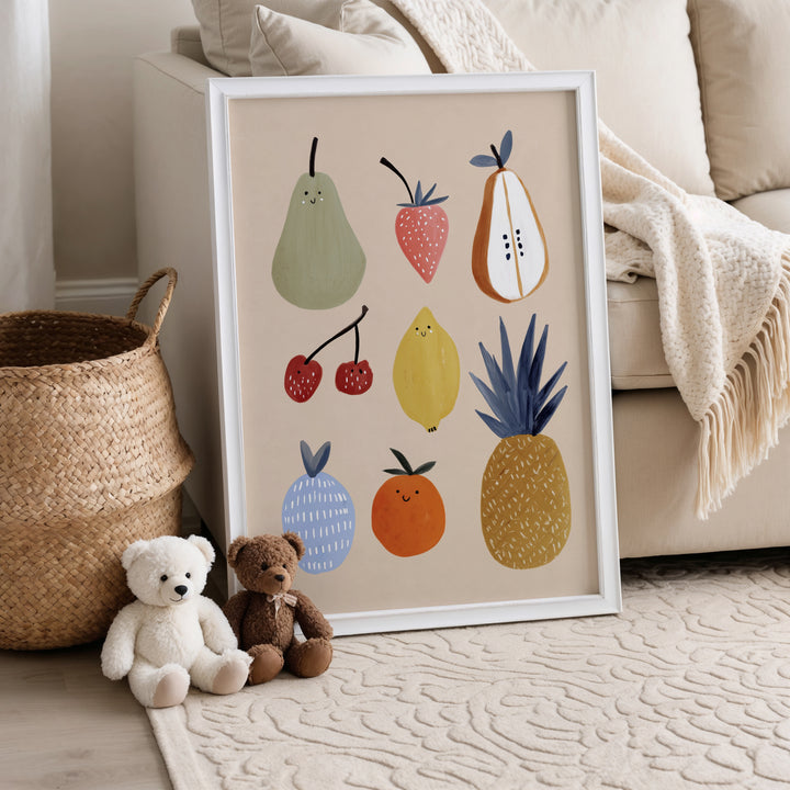 Farmers Market Fruits Print