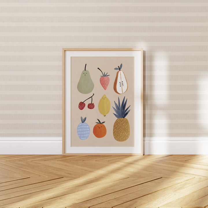 Farmers Market Fruits Print