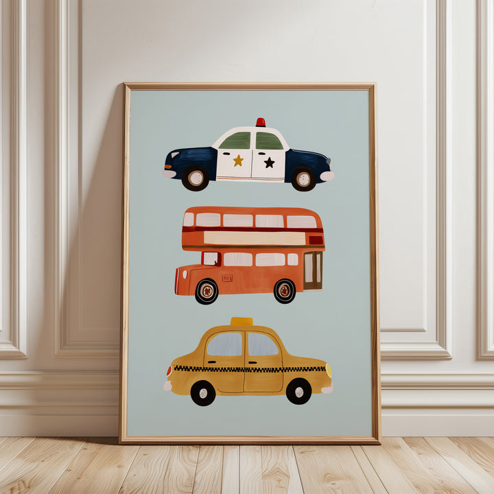 City Vehicles Print