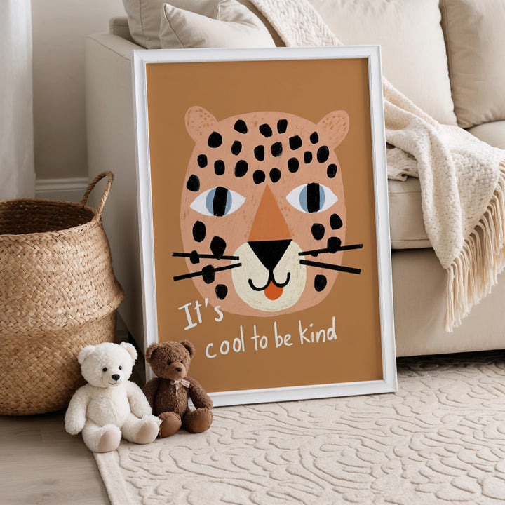 It's Cool to Be Kind Leopard Print