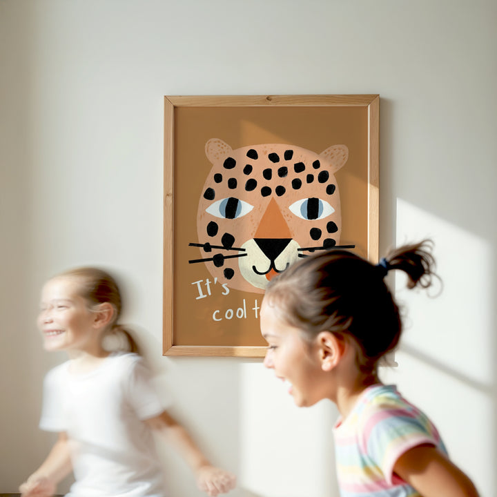 It's Cool to Be Kind Leopard Print