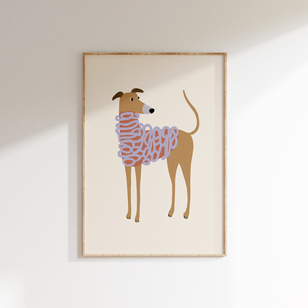 Sweater Greyhound Print