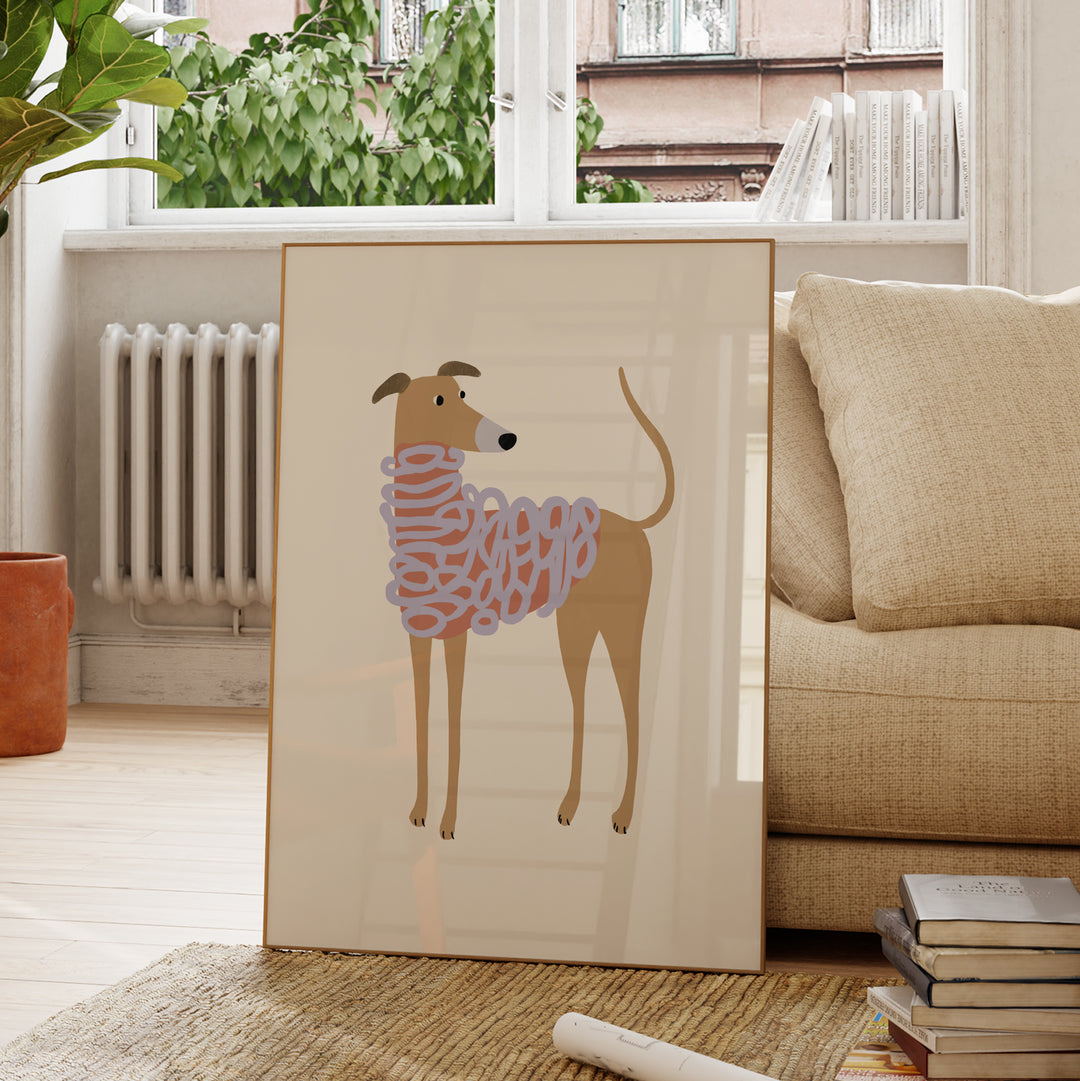 Sweater Greyhound Print