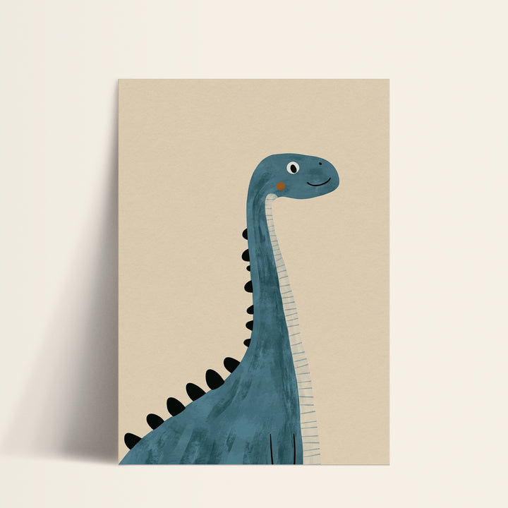 Whimsical Dinosaur Print