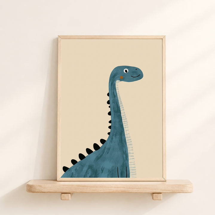 Whimsical Dinosaur Print