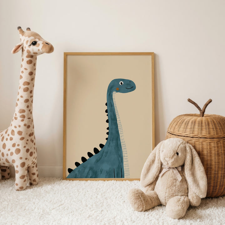 Whimsical Dinosaur Print