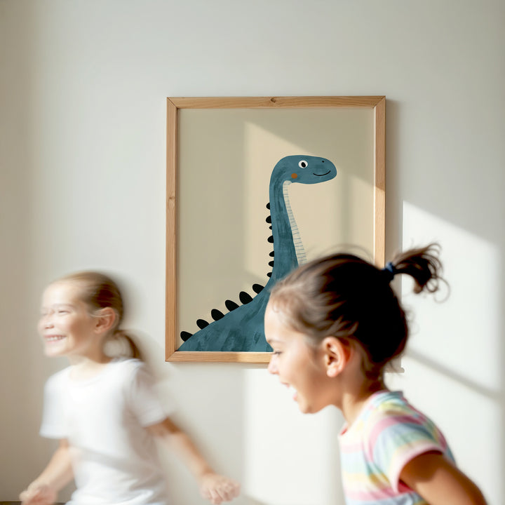 Whimsical Dinosaur Print