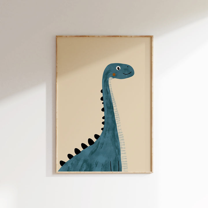 Whimsical Dinosaur Print
