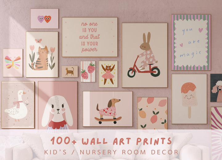Girl Nursery Prints Bundle | DIGITAL