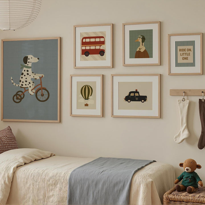 Retro Vehicle Wall Art Bundle