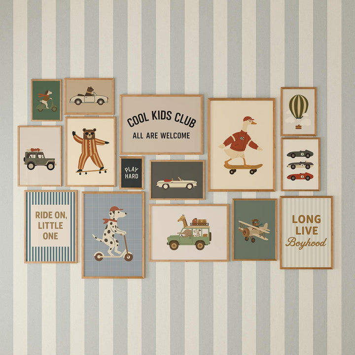 Retro Vehicle Wall Art Bundle