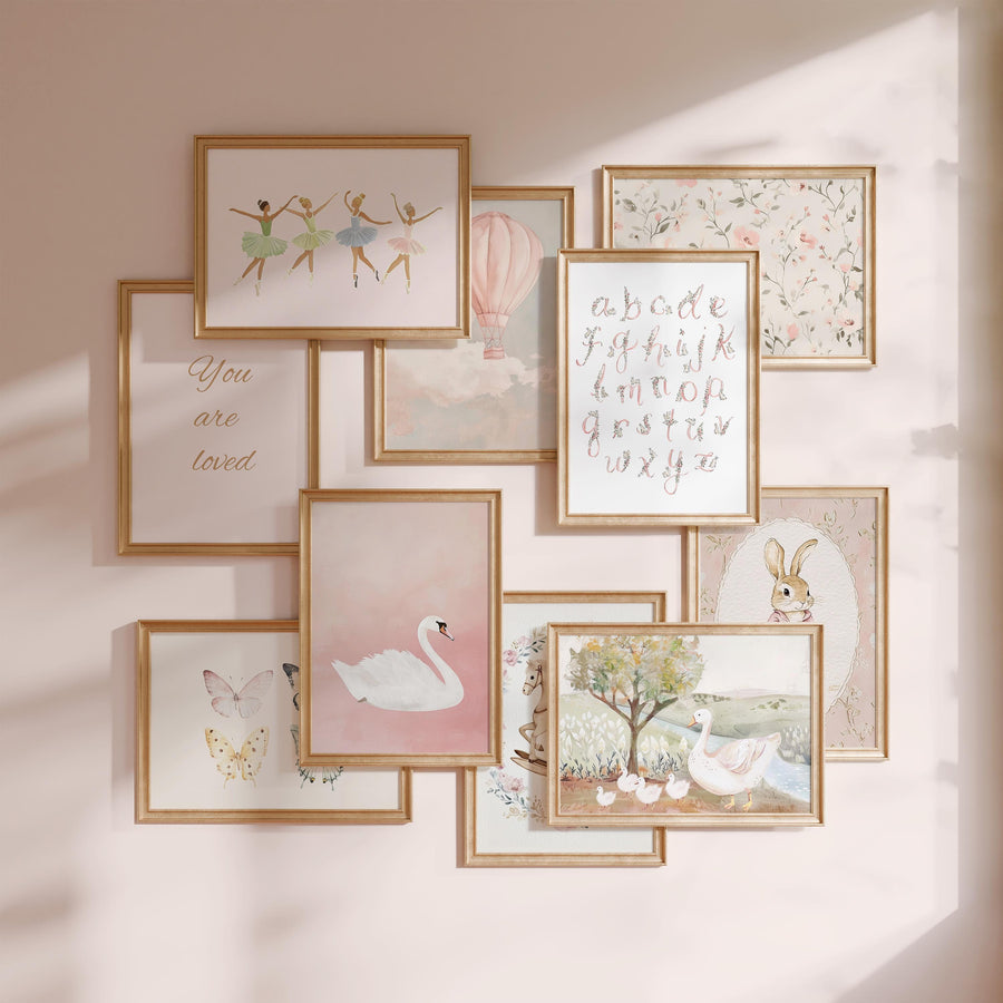 vintage nursery art,
pink nursery prints,
baby girl wall decor,
nursery download set,
retro baby room art,
pink wall art set,
vintage baby decor,
nursery print bundle,
girl room wall art,
pink vintage prints,
baby shower gift,
