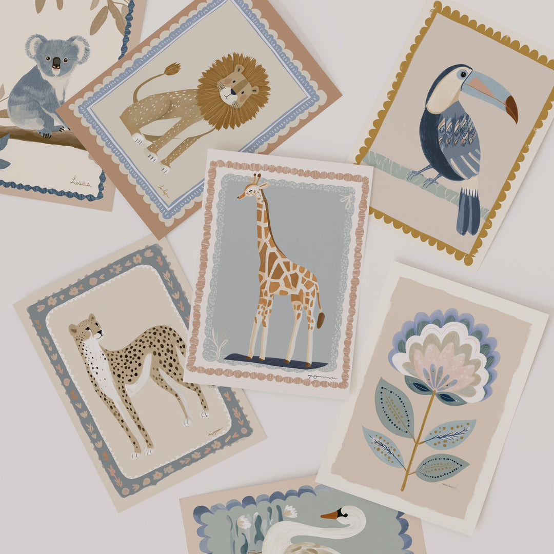 Safari Floral Digital Bundle