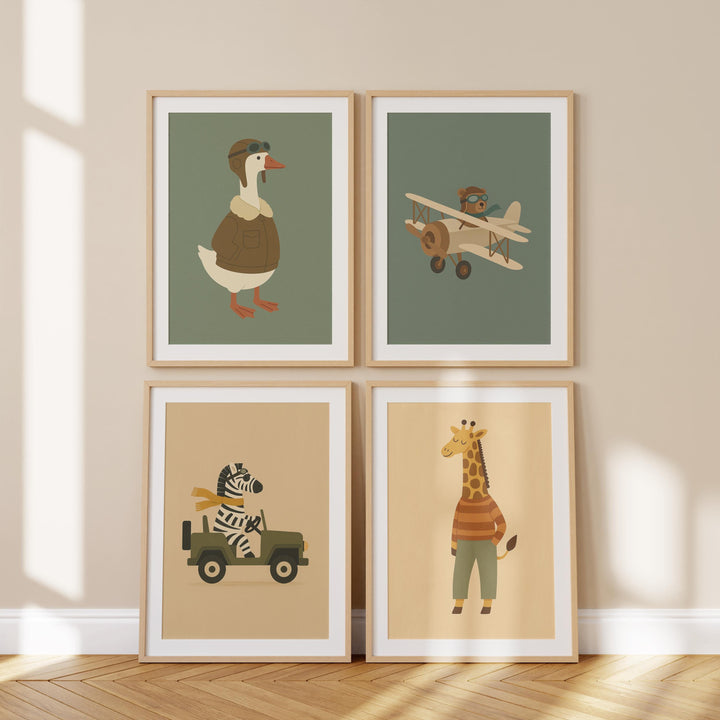 Retro Vehicle Wall Art Bundle
