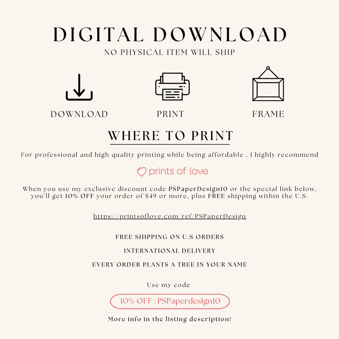 a flyer for a print shop