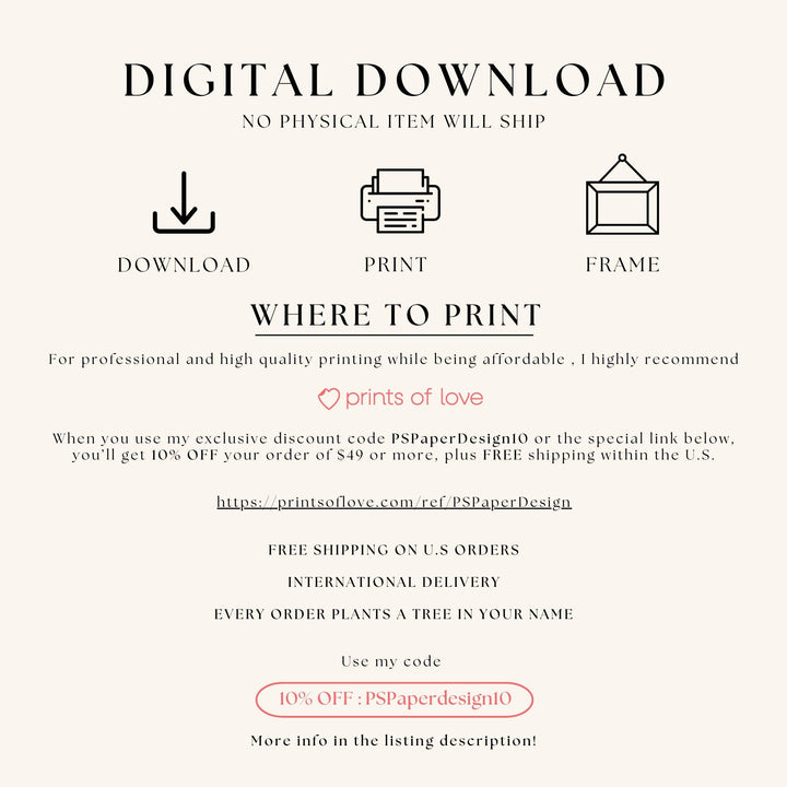a flyer for a print shop