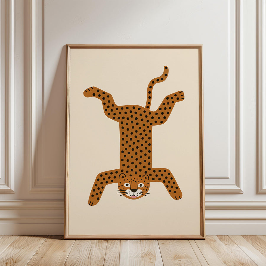 a picture of a cat on a wall