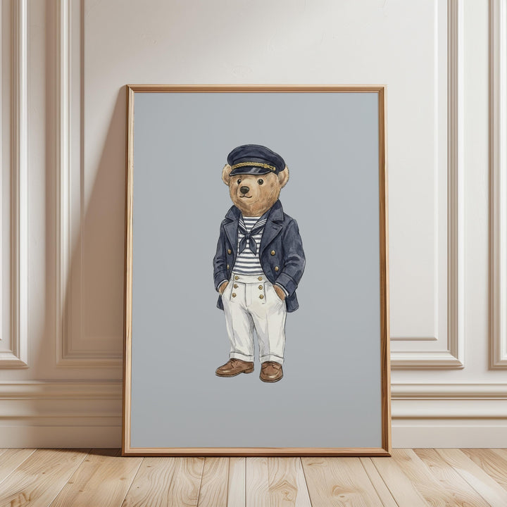 Personalized Nautical Nursery Wall Art Set | 6 Custom Name Coastal Prints