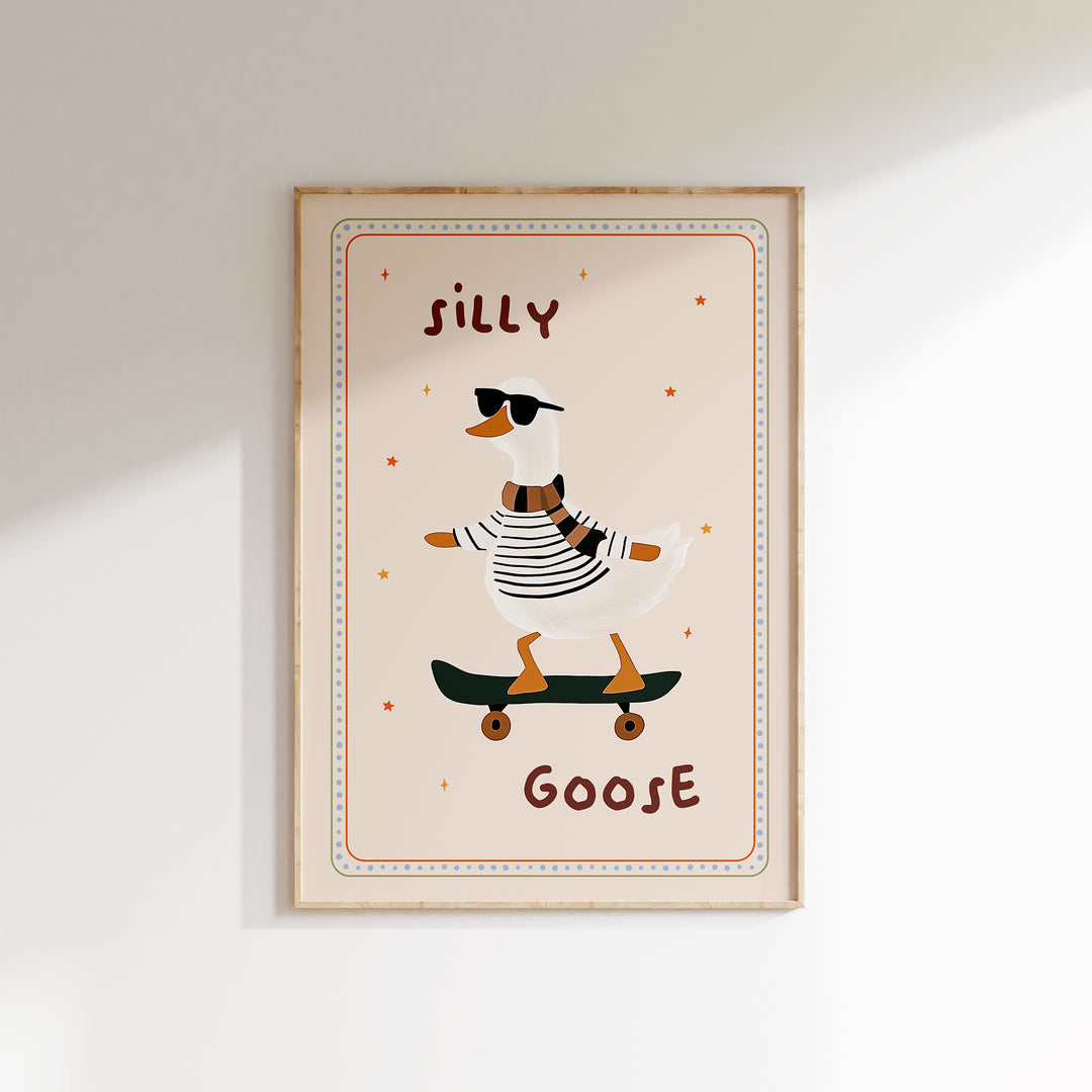 a picture of a duck on a skateboard