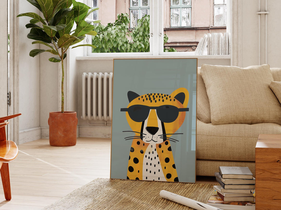Cheetah Print Blue