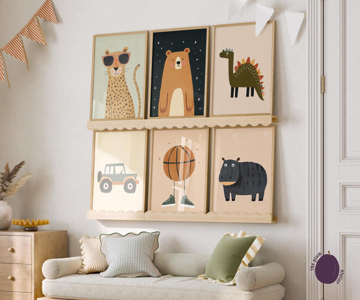 Eclectic Colorful And Printable Wall Art Bundle