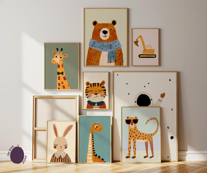 Eclectic Colorful And Printable Wall Art Bundle